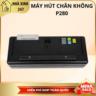 Máy Hút Chân Không Không Kén Túi P280 hút tất cả các loại túi, hút ướt và khô, mối hàn kín- Bảo hành 12 tháng