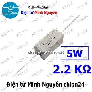 [3 CON] (F139) Điện Trở Công Suất 2K2 5W