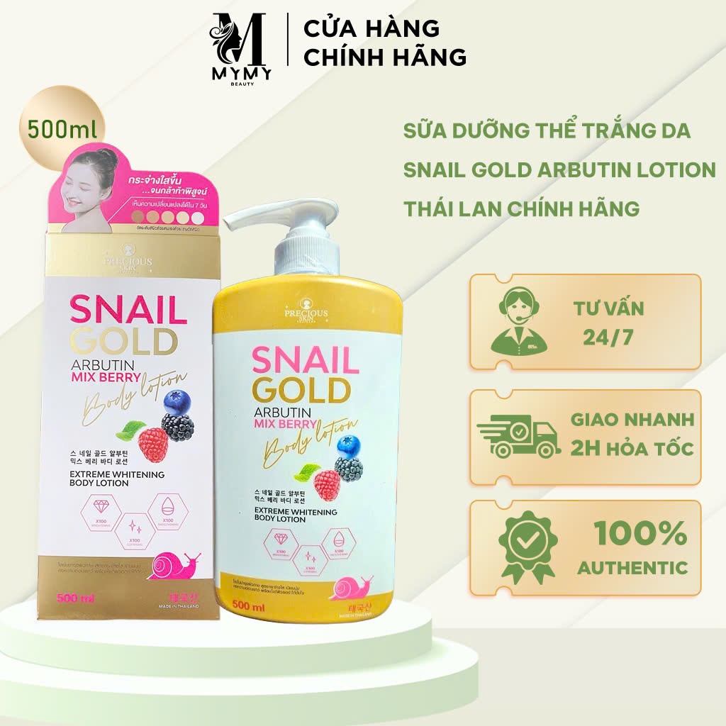 Sữa Dưỡng Thể Trắng Da SNAIL GOLD Thái Lan - M26