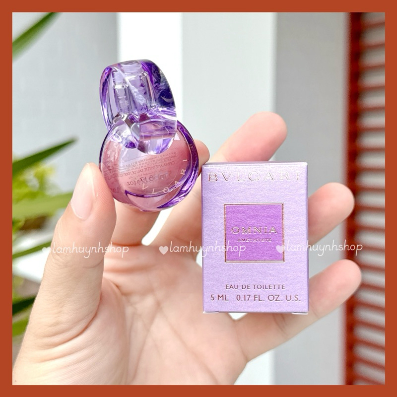 [ CHÍNH HÃNG] Nước hoa mini BVL tím Omnia Amethyste 5ml