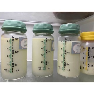 (MUA 2 BÌNH TẶNG 2 ĐẾ CHỐNG VỠ)PHANPY/NEVI/COMI Bình Trữ Sữa Thuỷ Tinh Cao Cấp 180ml,260ml