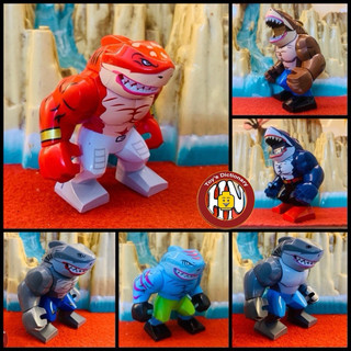 Đồ chơi xếp hình - Lắp ráp mô hình King Shark - DC comics - Hàng cao cấp - Bigfig cá mập - Ảnh shop !