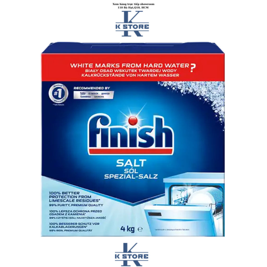 VIÊN RỬA CHÉN FINISH ,MUỐI RỬA BÁT FINISH (Dành cho máy rửa bát)