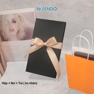 Set Hộp Đựng Khăn Lụa và Túi Bìa Đựng Quà ( Không Bao Gồm Khăn) HDK
