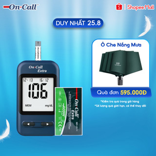 Máy đo đường huyết on call® extra kèm hộp 25 que thử đường huyết on call® extra