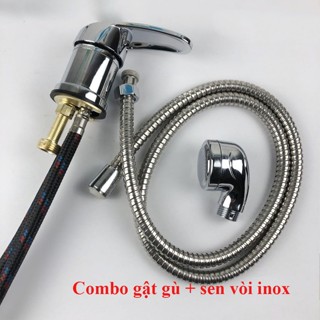 Bộ gật gù+vòi sen phù hợp với TẤT CẢ bàn gội đầu, giường gội đầu của salon tóc, spa
