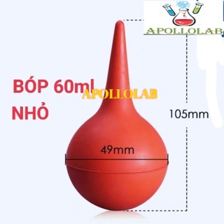 Quả bóp cao su thí nghiệm 1 van 60ml, 90ml, 120ml