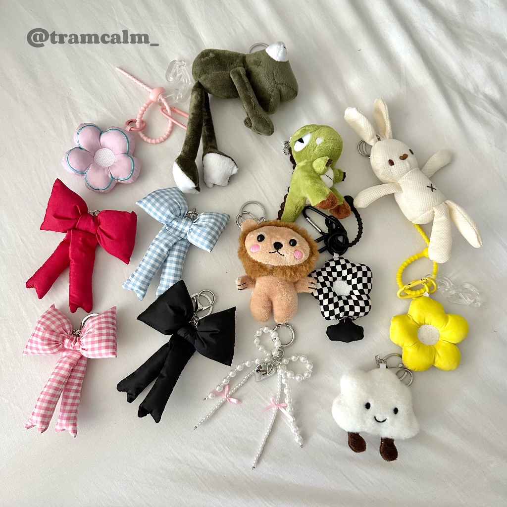 Móc khóa  đeo balo túi xách cư te hehe-tramcalm