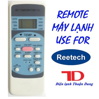 Remote máy lạnh, điều khiển dành cho máy lạnh Reetech thường