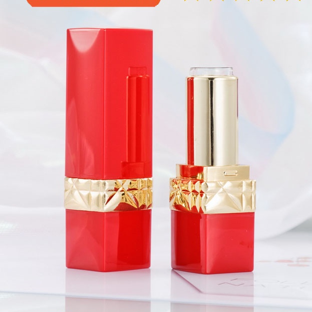 Thỏi son rỗng/ Vỏ son thỏi đỏ vàng đổ khuôn 12.1mm