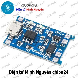 [1 CÁI] (F114.3) Mạch Sạc Pin TP4056 Cổng Micro USB có Mạch bảo vệ (Mạch sạc pin 18650)