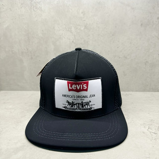 Nón kết hiphop mạc vuông LEV phối lưới khoá bấm đơn giản thời trang unisex