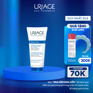 Kem hỗ trợ điều trị da khô, viêm da cơ địa, chàm URIAGE XEMOSE CREME RELIPIDANTE ANTI-IRRITATIONS 200ml