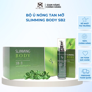 Bộ ủ nóng tan mỡ Slimming Body SB2, Bộ định hình vòng eo kem tan mỡ mờ rạn Slimming day collagen giảm eo
