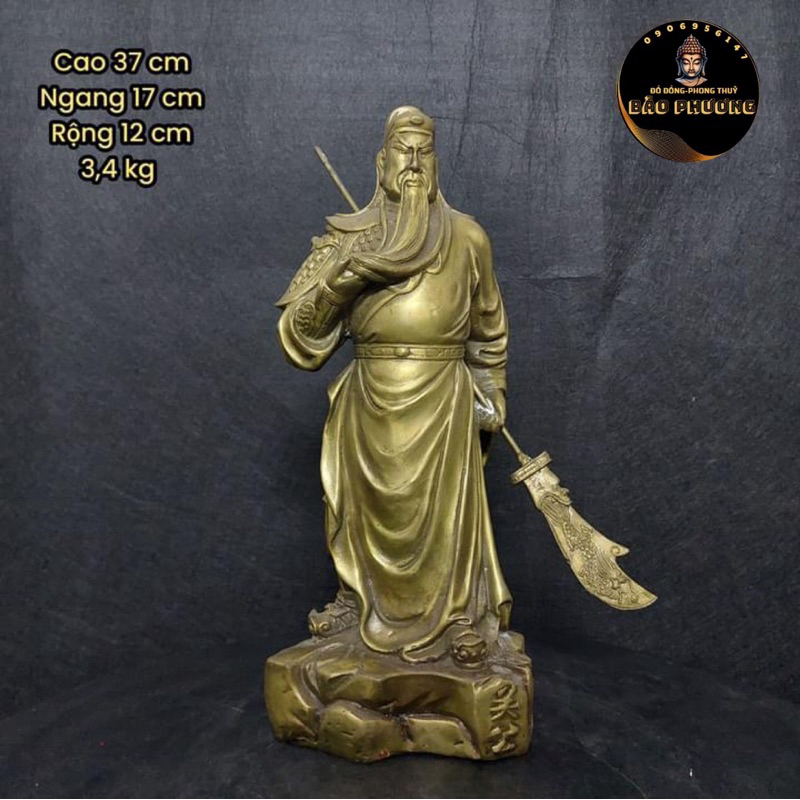 Quan Công, Quan Vân Trường, Quan Vũ tượng đồng