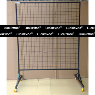 Khung lưới có bánh xe 1.2m * 1.5m màu trắng/ đen - LƯỚI KỆ MÓC