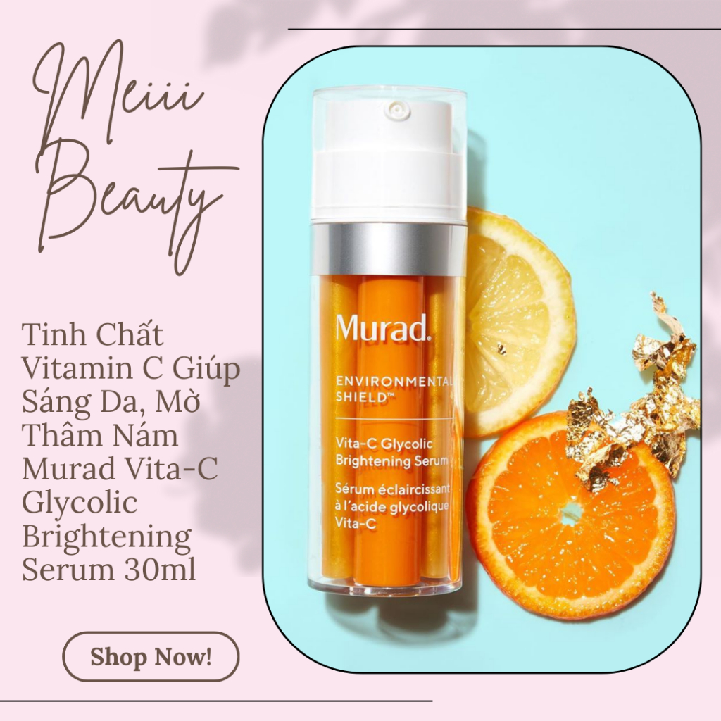 Tinh Chất Vitamin C Giúp Sáng Da, Mờ Thâm Nám Murad Vita-C Glycolic Brightening Serum 30ml