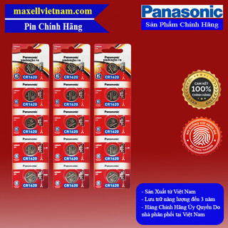Pin CR1620 Panasonic lithium 3V pin điều khiển remote hàng chính hãng