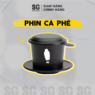 Phin pha cà phê SG 25 gram | Nhôm anode màu đen | Ổn định nhiệt độ pha cafe | Nguyên Liệu Pha Chế SG