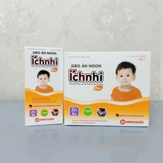 Siro ăn ngon Ích Nhi PLUS giúp bé ăn ngon, bổ sung dưỡng chất