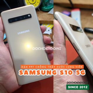 [CHUẨN FORM - BÁN CHẠY] Miếng dán PPF Samsung S10 5G trong, nhám, đổi màu cao cấp