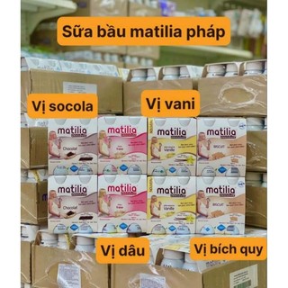 (Date T 4/2025)Combo 24 chai sữa bầu Matilia Pháp