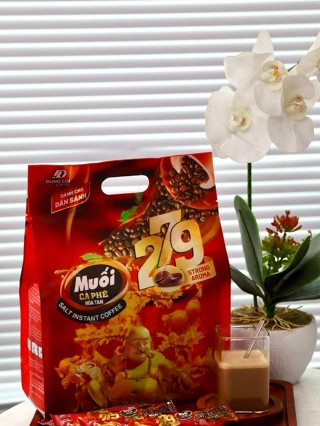 Date 2027 ) Cà phê muối Coffee Hòa Tan 3in1  - 279 - Bịch 45 gói (720G)