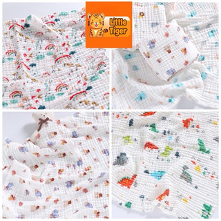 Khăn tắm cho bé - khăn xô 6 lớp mềm mịn và thấm hút kích thước 105 cm x 105 cm được chọn mẫu