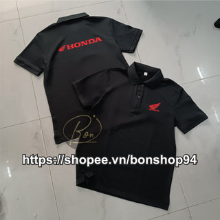  Áo polo Honda HCM Áo thun Đồng phục tiệm sửa xe HON.DA  - Bonshop94 