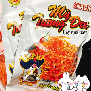 Gói snack mỳ tương đen, đồ ăn vặt cay