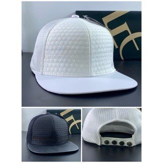  Mũ hiphop - nón SnapBack tổ ong phối lưới vá da phong cách thể thao nam 