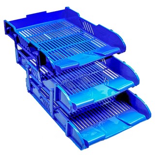 [MUA SỈ GIẢM 10%] Khay đựng giấy tờ, khay lưu trữ hồ sơ nhựa 3 tầng, DT 305-3b (1 cái)