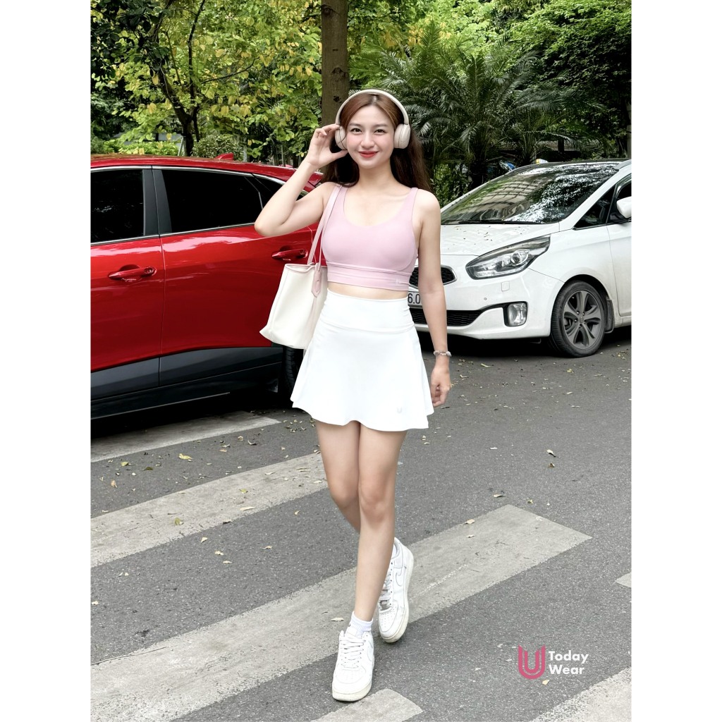 Chân váy tennis nữ thể thao Ivy Tennis Today U Wear 2 lớp có sẵn bảo hộ co giãn mềm mịn dày dặn tập pickleball | BigBuy360 - bigbuy360.vn