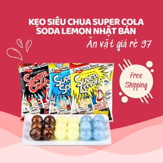  Kẹo Siêu Chua Super Cola Soda Lemon Nhật Bản - Ăn vặt giá rẻ 