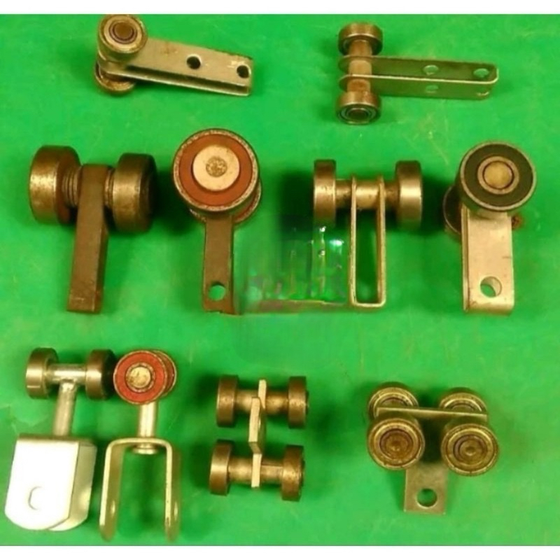 bi treo cửa lùa, cửa xếp, cửa trượt ray, cửa kéo đài loan, cửa sắt. đủ các loại