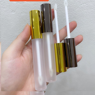 Vỏ son kem 4ml nắp 2 màu nắp vàng, nắp xám. vỏ chiết mỹ phẩm