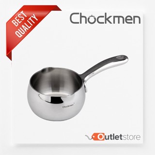 Quánh Mini CHOCKMEN 10Cm Inox 18/10 Không Nắp Cao Cấp Đáy Liền  Quánh Nấu Cháo Bột Dùng Từ Nhà Bếp