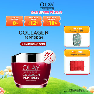 Kem Dưỡng Ẩm Da Căng Mướt, Sáng Khỏe & Phục Hồi Dấu Hiệu Lão Hóa OLAY COLLAGEN Peptide 24 50G