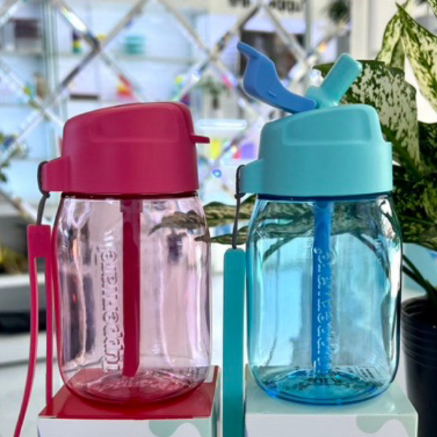 Bình Nước chịu nhiệt 110° có ống hút cho bé 350ml