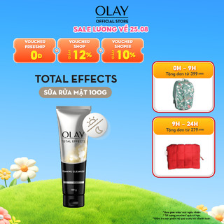 Sữa Rửa Mặt Tạo Bọt Phục Hồi & Làm Chậm 7 Dấu Hiệu Lão Hóa OLAY TOTAL EFFECTS 100G
