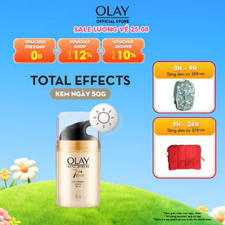 Kem Dưỡng Ẩm Ban Ngày Phục Hồi & Làm Chậm 7 Dấu Hiệu Lão Hóa SPF 15 OLAY TOTAL EFFECTS 50G