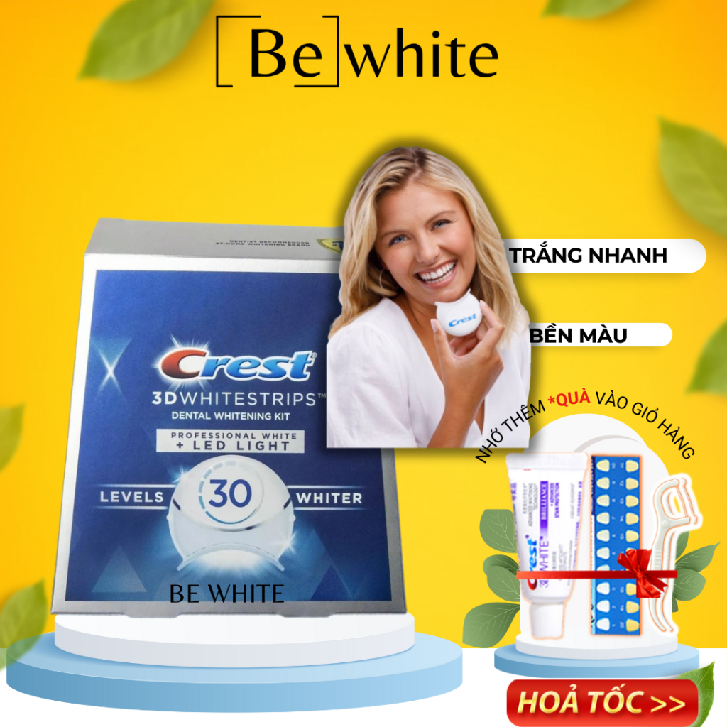Đèn chiếu trắng răng Crest 3D white - Máy làm trắng răng Crest 3D Led Light tách set bán rời