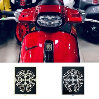 Logo Xe Vespa Phiên Bản Chrome Heart Quý Tộc