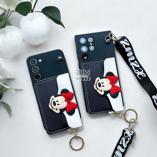 Ốp lưng mickey dạng ví samsung s23 ultra / s23 plus / s22 ultra / s21 ultra / s21 plus / note 20 ultra / note 10 plus