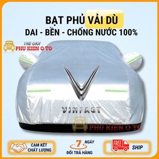 Bạt Phủ Ô Tô Vải Dù Oxford VINFAST FADIL, VF e34, VF 5, VF6,7,8,9, LUX A 2.0 Chống Nóng, Chống Nước
