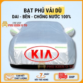 Bạt Phủ Ô Tô Vải Dù Oxford Kia Morning, Soluto, Cerato, Seltos, K3,Rondo, Optima, Sorento, Sedona Chống Nóng