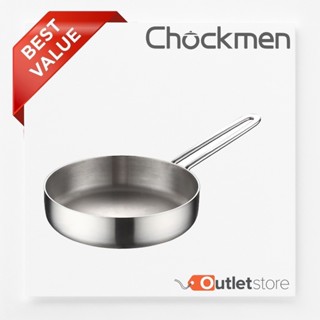 Chảo CHOCKMEN Inox 18/10 Size 16-20Cm Chảo Mini Chảo Chiên Chảo Rán Chảo Xào Dùng Từ Cho Nhà Bếp