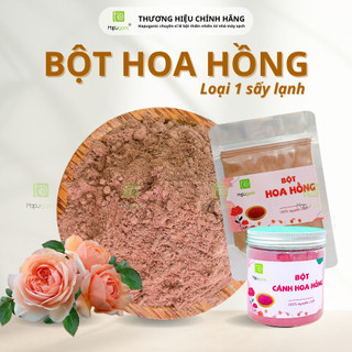 Bột Hoa Hồng Nguyên Chất Hapu Organic Mặt Nạ Bột Thiên Nhiên Sáng Da Giảm Mụn