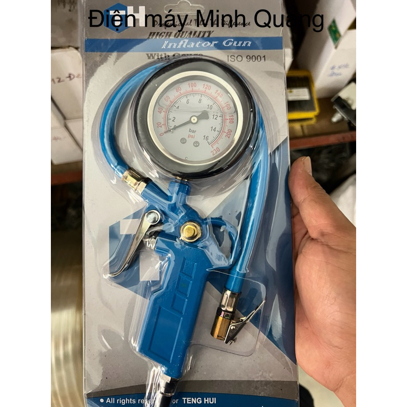 Bơm lốp oto xe máy có dầu