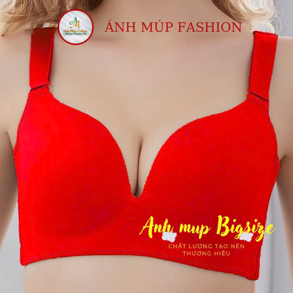 Áo lót nữ Bigsize ÁNH MÚP FASHION D999,Cup D,không gọng ,mút mỏng,bản to,ôm nâng ngực to,sa trễ